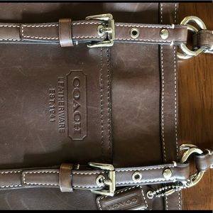 COACH Brown Leather Tote